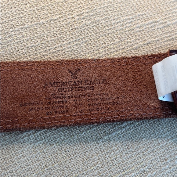 American Eagle Outfitters Brown Leather Belt Sz XL - Picture 5 of 7